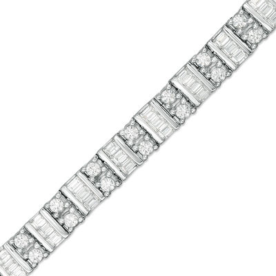 5 CT. T.W. Diamond Tennis Bracelet in 14K Gold - 7.25