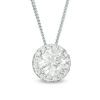 Thumbnail Image 1 of 1/2 CT. T.W. Diamond Frame Pendant in 14K White Gold