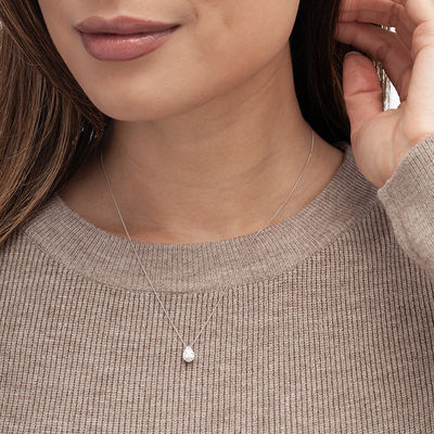 1/2 CT. T.W. Certified Pear-Shaped 