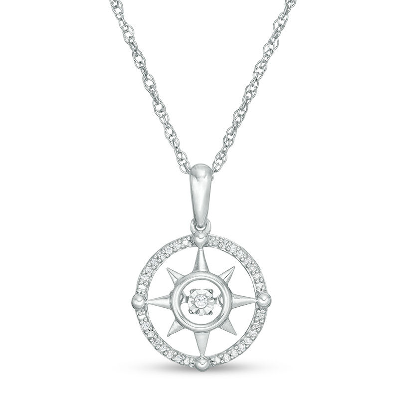 Rose Gold Celestial Compass Locket Necklace| Astley Clarke