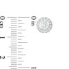 Thumbnail Image 3 of 1-1/2 CT. T.W. Certified Diamond Frame Stud Earrings in 14K White Gold (I/SI2)
