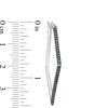 Thumbnail Image 3 of 1/2 CT. T.W. Black Diamond Kite-Shaped Hoop Earrings in Sterling Silver