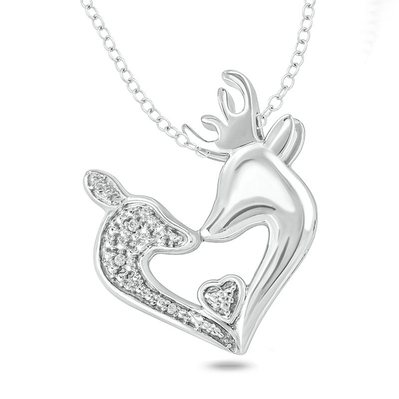 Deer Horn Love Pendant Necklace - Triple L And Nedish