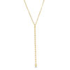 Thumbnail Image 0 of Made in Italy Linear Beaded Drop Pendant in 14K Gold - 20"