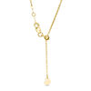 Thumbnail Image 2 of Made in Italy Disc Charm Necklace in 14K Gold - 20"