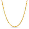 Thumbnail Image 1 of 3.8mm Diamond-Cut Rope Chain Necklace in 14K Gold - 24"