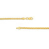 Thumbnail Image 3 of 2.4mm Round Box Chain Necklace in 14K Gold - 20"