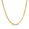 Thumbnail Image 0 of 3.4mm Round Box Chain Necklace in Hollow 14K Gold - 22"