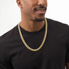 Thumbnail Image 3 of Men's 10.7mm Cuban Curb Chain Necklace in Hollow 14K Gold - 26"