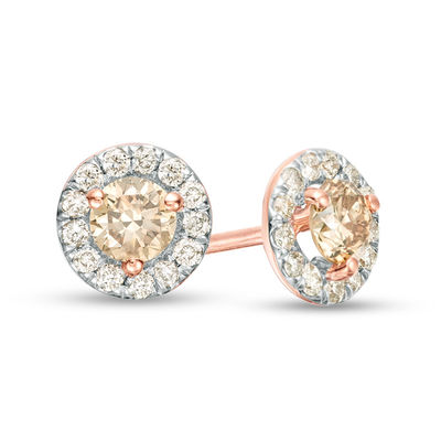 Zales earrings rose gold cheap