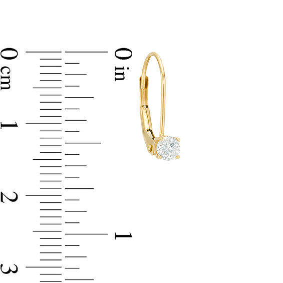1/4 CT. T.W. Certified Diamond Solitaire Drop Earrings in 14K Gold (I/I3) 1/4 CT. T.W. Certified Diamond Solitaire Drop Earrings in 14K Gold (I/I3)