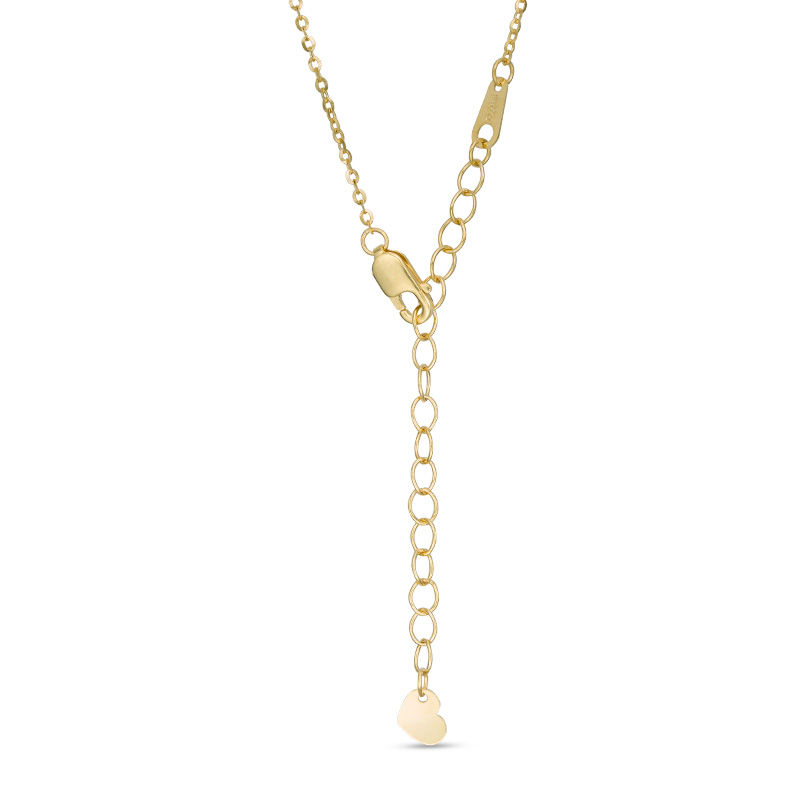 Main Image 2 of Made in Italy Curved Bar Multi-Strand Necklace in 14K Gold - 20"