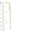 Thumbnail Image 2 of Made in Italy Diamond-Cut Beaded Drop Earrings in 14K Gold