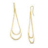 Thumbnail Image 1 of Made in Italy Double Strand Pendulum Drop Earrings in 14K Gold