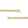 Thumbnail Image 3 of 1 CT. T.W. Diamond Slant Link Bracelet in 10K Gold - 7.25"