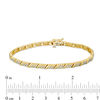 Thumbnail Image 4 of 1 CT. T.W. Diamond Slant Link Bracelet in 10K Gold - 7.25"