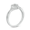 Thumbnail Image 3 of 1/20 CT. T.W. Diamond Heart Frame Twist Ring in Sterling Silver