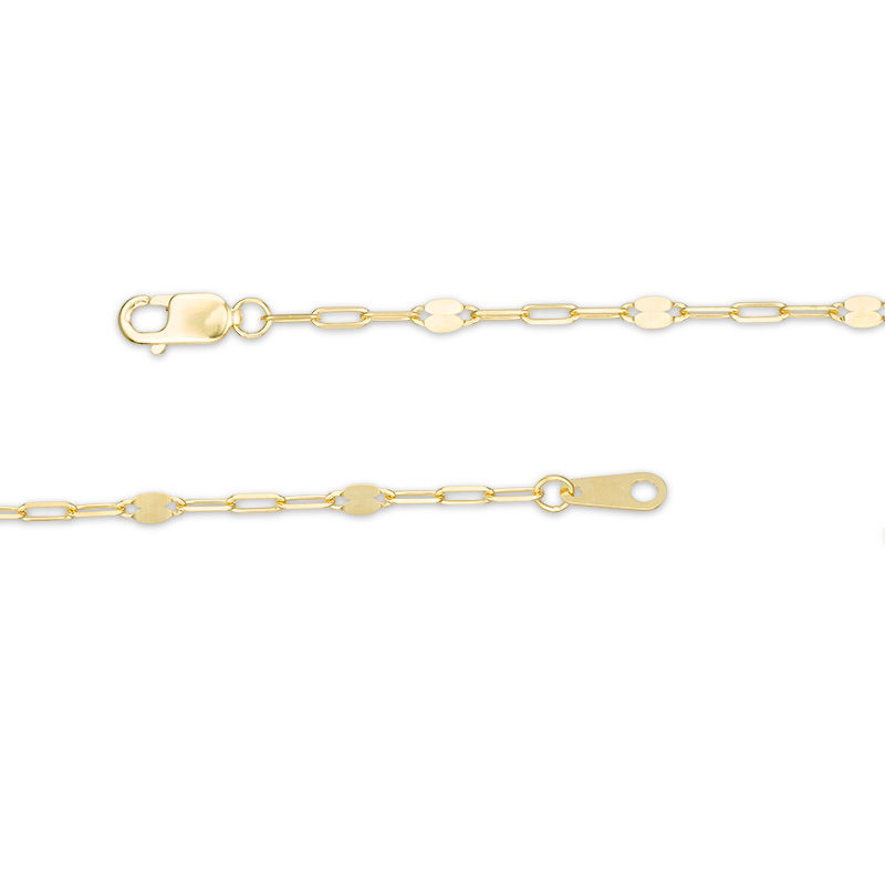 Made in Italy Valentino Chain Tassel Necklace in 14K Gold