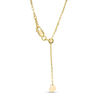 Thumbnail Image 1 of Made in Italy Valentino Chain Multi-Strand Fringe Necklace in 14K Gold - 20"