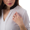 Thumbnail Image 2 of 1/20 CT. T.W. Diamond Double Heart Ring in Sterling Silver