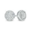 Thumbnail Image 0 of 1/6 CT. T.W. Composite Diamond Frame Stud Earrings in Sterling Silver