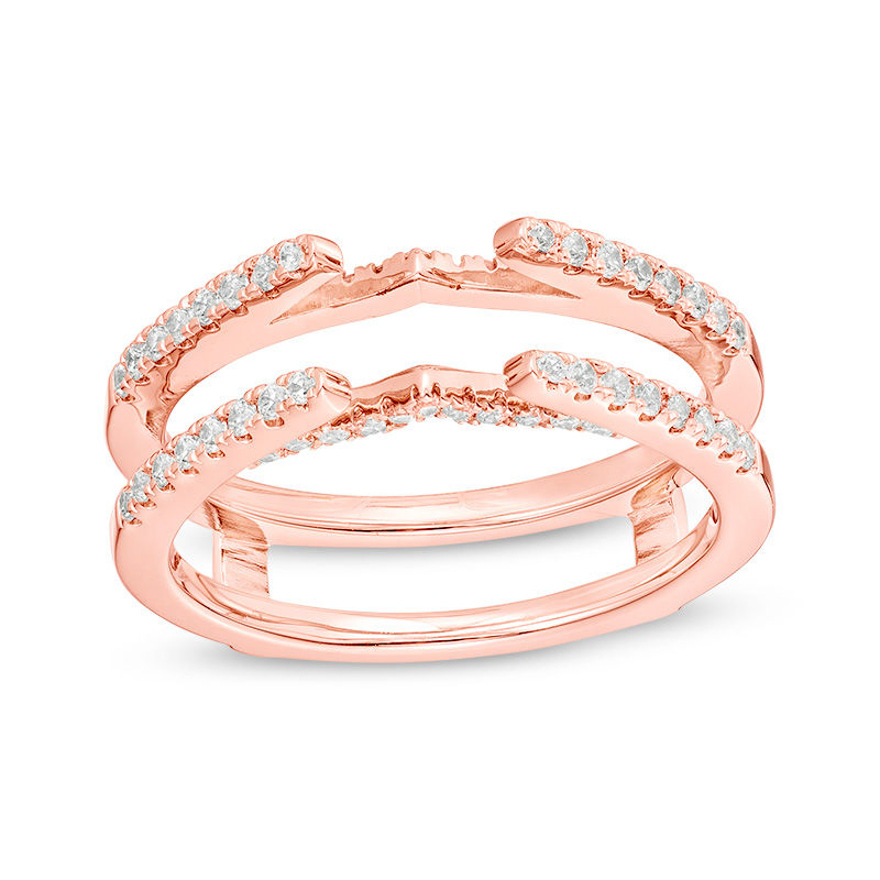 1/3 CT. T.W. Diamond Solitaire Enhancer in 14K Rose Gold Zales