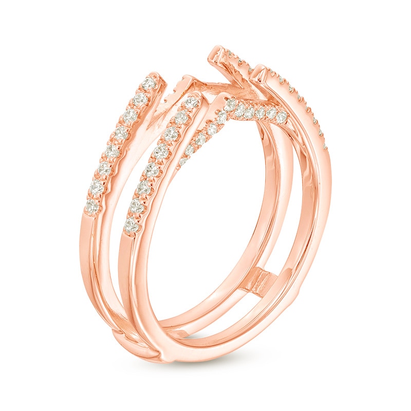 Main Image 2 of 1/3 CT. T.W. Diamond Solitaire Enhancer in 14K Rose Gold