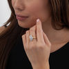 Thumbnail Image 2 of 1 CT. T.W. Baguette and Round Composite Diamond Ring in 10K Gold