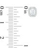 Thumbnail Image 3 of 1/2 CT. T.W. Certified Emerald-Cut Diamond Octagon Frame Stud Earrings in 14K White Gold (I/I1)