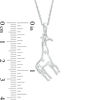 Thumbnail Image 2 of Diamond Accent Giraffe Pendant in Sterling Silver