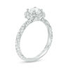 Thumbnail Image 3 of 1-1/4 CT. T.W. Diamond Twist Frame Engagement Ring in 14K White Gold