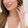Thumbnail Image 1 of 1-1/2 CT. T.W. Certified Pear-Shaped Diamond Triple Frame Engagement Ring in 14K Rose Gold (I/SI2)
