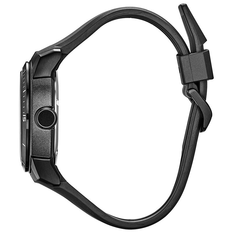 Main Image 2 of Men's Citizen Eco-Drive® Black Panther Black IP Strap Watch with Black Dial (Model: AW1615-05W)