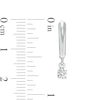 Thumbnail Image 2 of 1/4 CT. T.W. Certified Diamond Solitaire Leverback Earrings in 14K White Gold (I/VS2)
