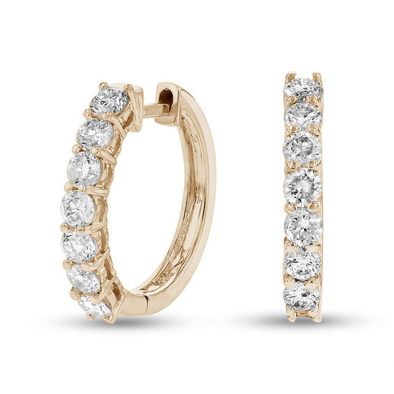Zales gold shop huggie earrings