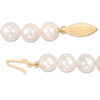 Thumbnail Image 1 of IMPERIAL® 8.0-9.0mm Cultured Freshwater Pearl Strand Necklace with 14K Gold Fish-Hook Clasp - 20"