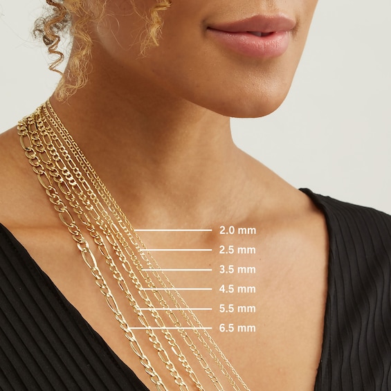 10K Hollow Gold Diamond-Cut Mariner Chain Made in Italy - 20"
