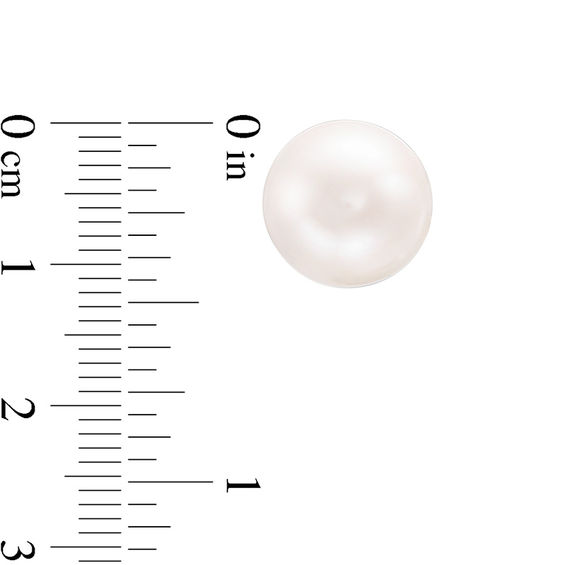 ImperialÂ® 9.0-9.5mm Freshwater Cultured Pearl Stud Earrings in 14K Gold