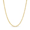 Thumbnail Image 0 of 2.4mm Diamond-Cut Glitter Rope Chain Necklace in 10K Gold - 20"