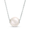 Thumbnail Image 1 of IMPERIAL® 9.0-10.0mm Freshwater Cultured Pearl Threaded Necklace in Sterling Silver-20"