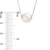 Thumbnail Image 2 of IMPERIAL® 9.0-10.0mm Freshwater Cultured Pearl Threaded Necklace in Sterling Silver-20"