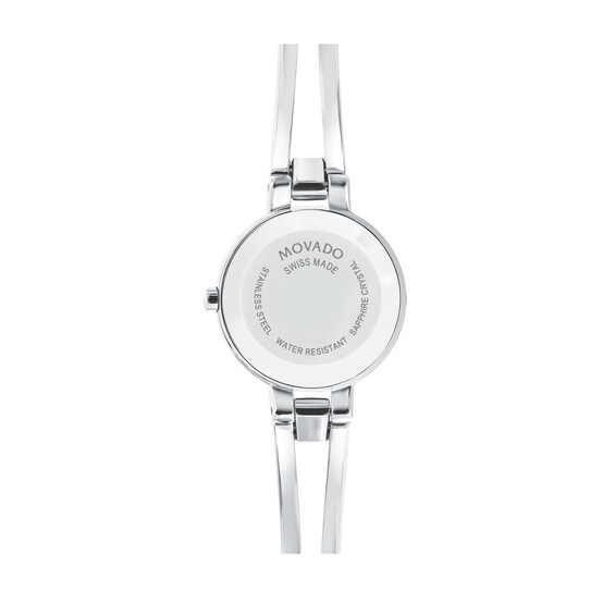 Ladies' Movado AmorosaÂ®Bangle Watch with White Mother-of-Pearl Dial (Model: 0607357)