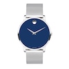 Thumbnail Image 0 of Men's Movado Museum® Classic Mesh Watch with Blue Dial (Model: 0607349)