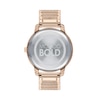 Thumbnail Image 3 of Ladies' Movado Bold® Rose-Tone IP Mesh Watch with Rose-Tone Dial (Model: 3600596)