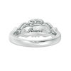 Thumbnail Image 4 of 1 CT. T.W. Asscher-Cut Diamond Past Present Future® Frame Engagement Ring in 14K White Gold