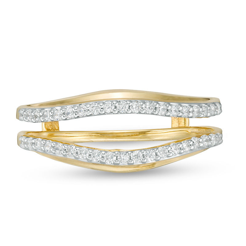 1/4 CT. T.W. Diamond Solitaire Enhancer in 14K Gold