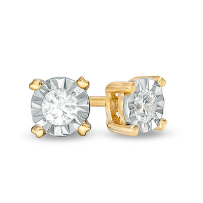 Zales gold hotsell diamond earrings