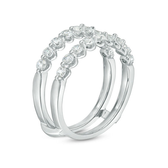 1 CT. T.w. Diamond Solitaire Enhancer in 14K White Gold