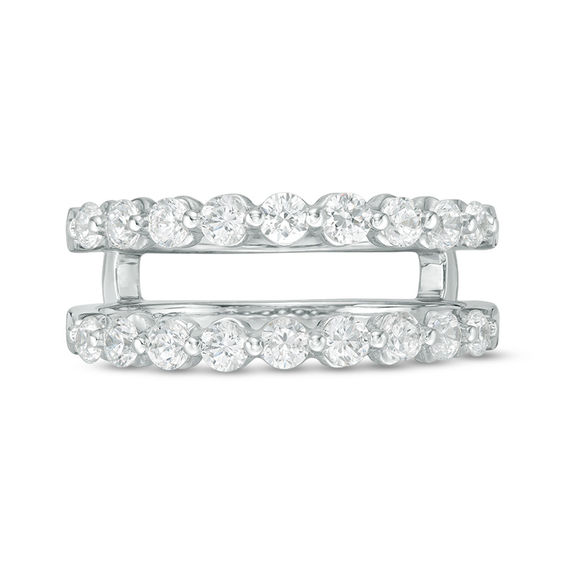 1 CT. T.w. Diamond Solitaire Enhancer in 14K White Gold