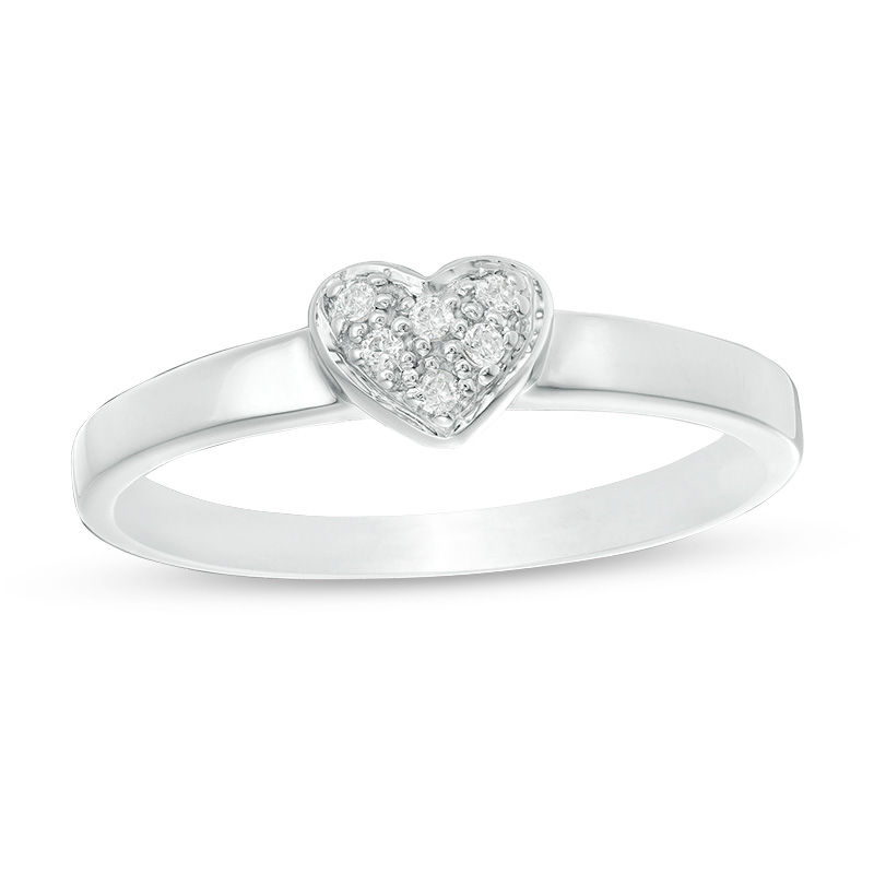 2.0 CT Heart Shaped Lab-Created Diamond Engagement Ring – 14k White Gold, Size 6.5